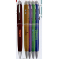 2 Tone Ballpoint Laser Light Pen w/ Twist Action